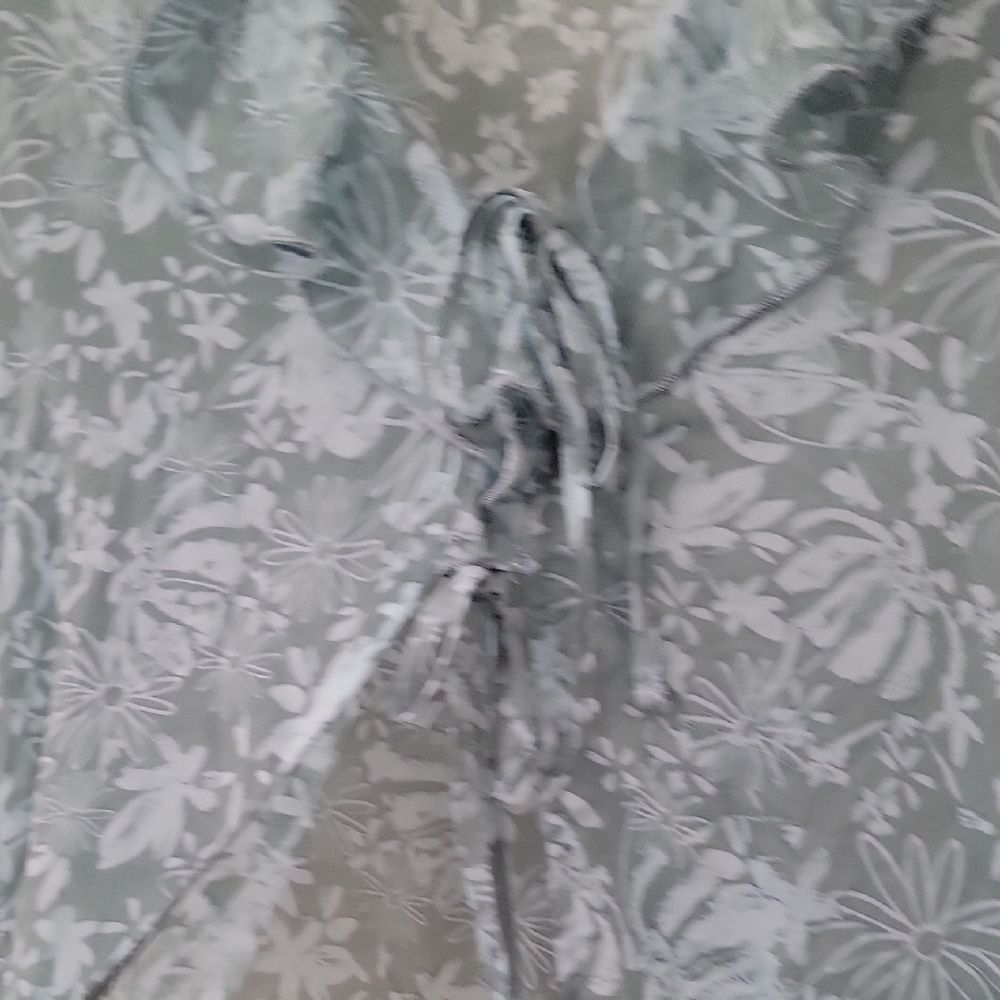 Y2k Sheer Ruffle Feminine Boho Duster Jacket Robe - Picture 7 of 11